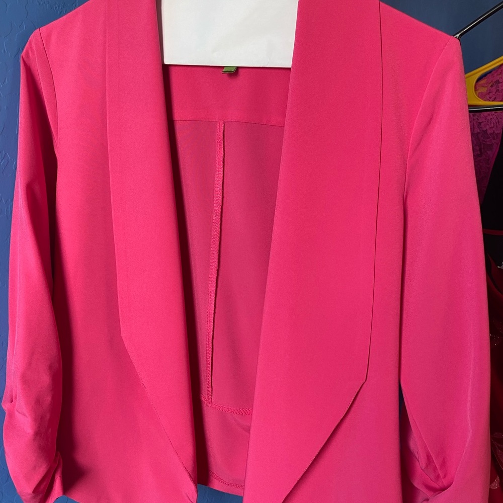 Hot pink blazer